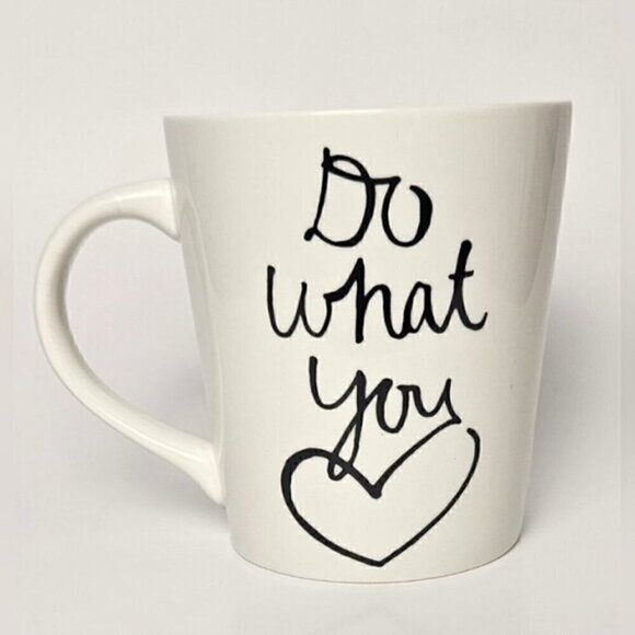 Indigo "Do What You Love" Inspirational Coffee Mug - Picture 1 of 6